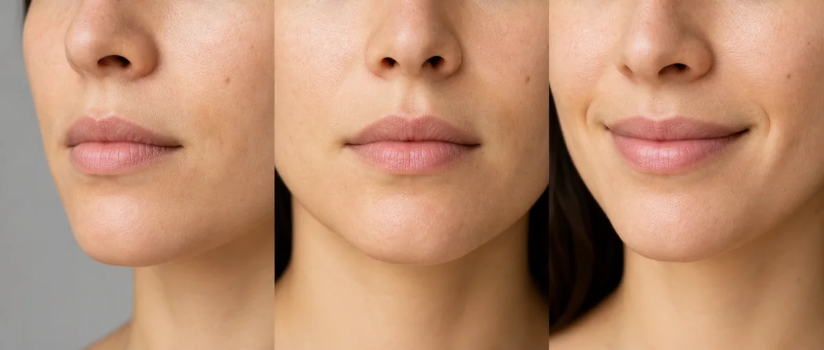 La photo neutre de face est la meilleure référence.